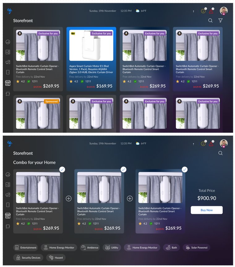 iZak device storefront