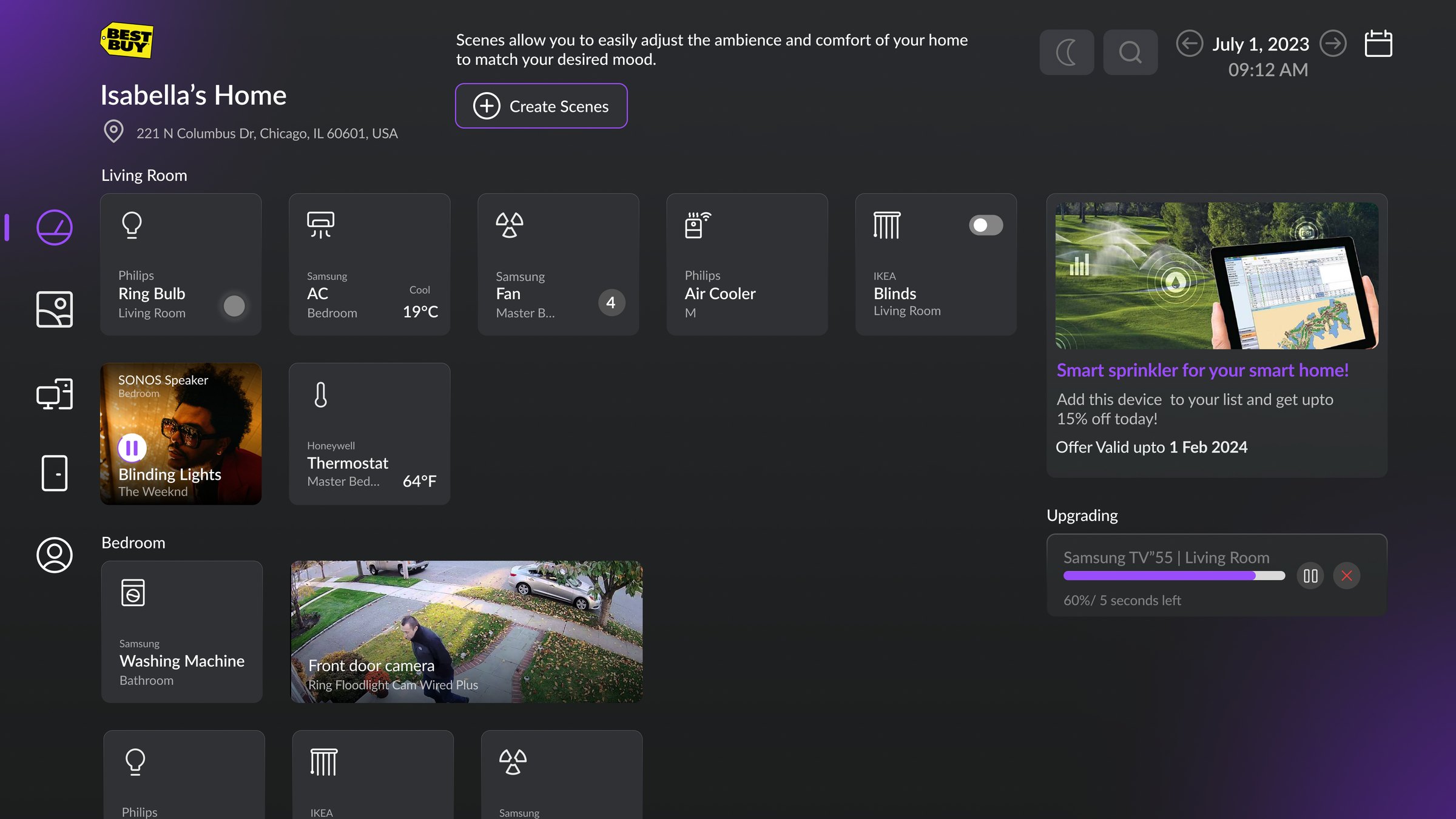 v2 dashboard, dark but desktop-friendly